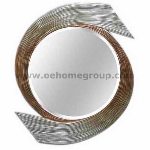 8606 Decorative wood wall mirror for Hosipitality